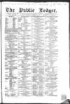 Public Ledger and Daily Advertiser Wednesday 10 November 1858 Page 1