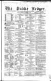 Public Ledger and Daily Advertiser Thursday 25 November 1858 Page 1