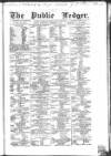 Public Ledger and Daily Advertiser Wednesday 15 December 1858 Page 1