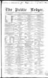 Public Ledger and Daily Advertiser Wednesday 02 January 1861 Page 1