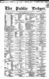 Public Ledger and Daily Advertiser Wednesday 08 October 1862 Page 1
