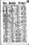 Public Ledger and Daily Advertiser Wednesday 22 April 1863 Page 1