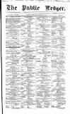 Public Ledger and Daily Advertiser Saturday 09 January 1864 Page 1