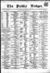 Public Ledger and Daily Advertiser Tuesday 10 January 1865 Page 1
