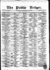 Public Ledger and Daily Advertiser Saturday 14 January 1865 Page 1