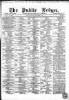 Public Ledger and Daily Advertiser Saturday 04 November 1865 Page 1