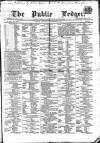 Public Ledger and Daily Advertiser Wednesday 25 September 1867 Page 1