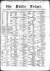 Public Ledger and Daily Advertiser Wednesday 22 September 1869 Page 1