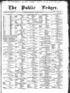 Public Ledger and Daily Advertiser Wednesday 06 October 1869 Page 1