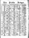 Public Ledger and Daily Advertiser Thursday 28 October 1869 Page 1