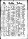 Public Ledger and Daily Advertiser Tuesday 23 November 1869 Page 1