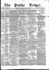 Public Ledger and Daily Advertiser Wednesday 29 December 1869 Page 1
