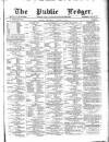 Public Ledger and Daily Advertiser Wednesday 04 January 1871 Page 1