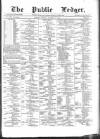 Public Ledger and Daily Advertiser Tuesday 10 January 1871 Page 1
