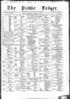 Public Ledger and Daily Advertiser Wednesday 11 January 1871 Page 1