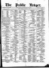 Public Ledger and Daily Advertiser Tuesday 06 January 1874 Page 1