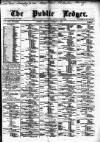 Public Ledger and Daily Advertiser Tuesday 09 January 1877 Page 1