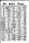 Public Ledger and Daily Advertiser Friday 22 April 1887 Page 1