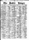 Public Ledger and Daily Advertiser Saturday 29 October 1887 Page 1