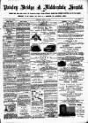 Pateley Bridge & Nidderdale Herald Saturday 19 March 1887 Page 1