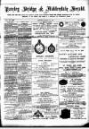 Pateley Bridge & Nidderdale Herald Saturday 21 January 1888 Page 1
