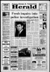 Pateley Bridge & Nidderdale Herald Friday 22 January 1993 Page 1