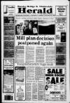 Pateley Bridge & Nidderdale Herald Friday 27 August 1993 Page 1
