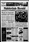 Pateley Bridge & Nidderdale Herald Friday 25 February 2000 Page 1