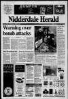 Pateley Bridge & Nidderdale Herald Friday 12 January 2001 Page 1
