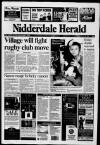 Pateley Bridge & Nidderdale Herald Friday 25 January 2002 Page 1