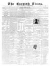 Cornish Times Saturday 29 August 1857 Page 1