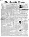 Cornish Times Saturday 03 October 1857 Page 1