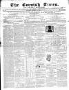 Cornish Times Saturday 24 October 1857 Page 1