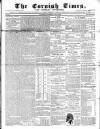 Cornish Times Saturday 20 February 1858 Page 1