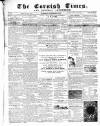 Cornish Times Saturday 20 November 1858 Page 1