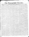 Downpatrick Recorder Saturday 03 September 1842 Page 1