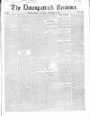Downpatrick Recorder Saturday 09 November 1850 Page 1