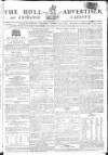 Hull Advertiser Saturday 27 October 1798 Page 1