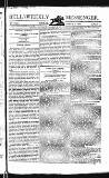 Bell's Weekly Messenger Sunday 31 March 1805 Page 1