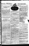 Bell's Weekly Messenger Sunday 11 August 1811 Page 1