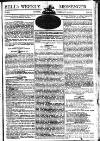 Bell's Weekly Messenger Sunday 14 February 1813 Page 1