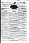 Bell's Weekly Messenger Sunday 25 December 1814 Page 1