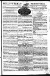 Bell's Weekly Messenger Sunday 10 August 1823 Page 1