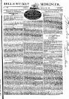 Bell's Weekly Messenger Sunday 29 August 1824 Page 1