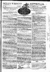 Bell's Weekly Messenger Sunday 14 November 1824 Page 1