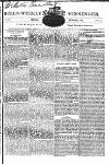 Bell's Weekly Messenger Sunday 20 March 1831 Page 1