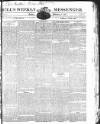 Bell's Weekly Messenger Sunday 24 February 1833 Page 1