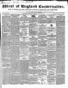 Western Courier, West of England Conservative, Plymouth and Devonport Advertiser Wednesday 29 March 1837 Page 1