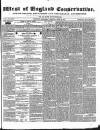 Western Courier, West of England Conservative, Plymouth and Devonport Advertiser Wednesday 26 April 1837 Page 1