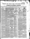 Western Courier, West of England Conservative, Plymouth and Devonport Advertiser Wednesday 25 October 1837 Page 1